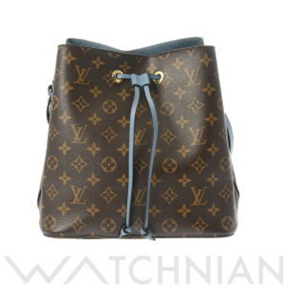 Louis Vuitton Monogram NeoNoe Blue Jean Canvas Shoulder Bag - Picture 1 of 9
